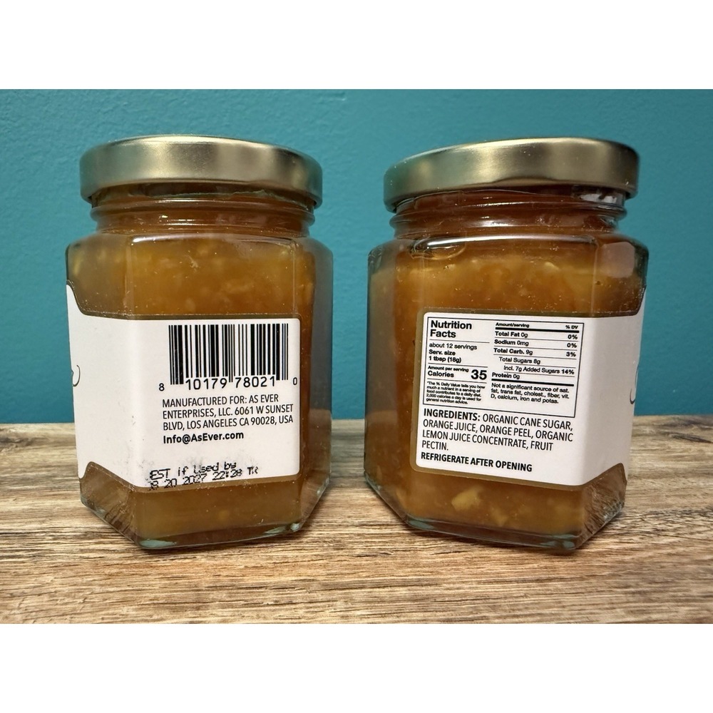 AS EVER‎ Orange Marmalade Meghan Markle Duchess Of Sussex X 2 - Picture 2 of 5